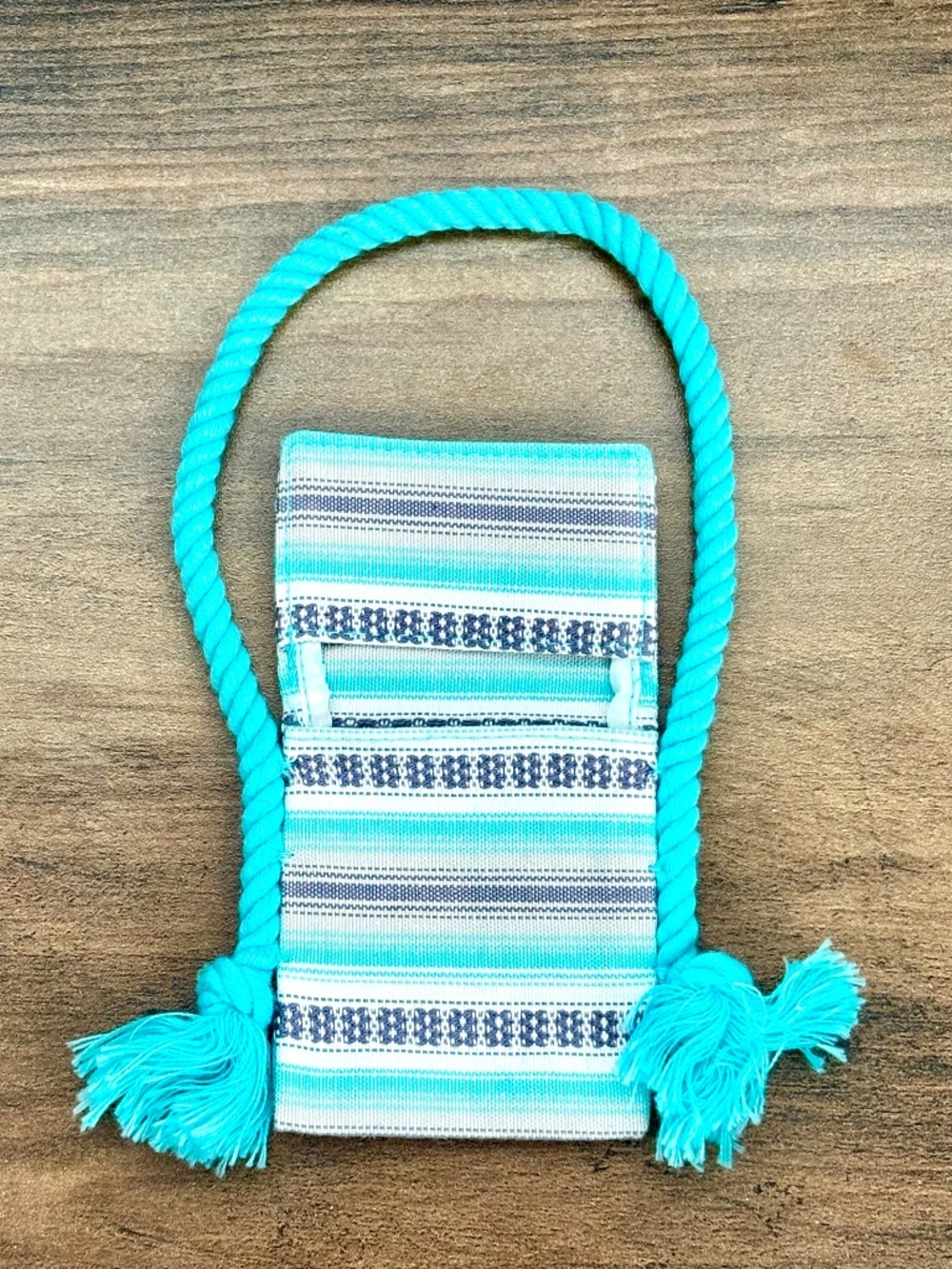American Girl Doll Joss Kendrick Purse Blue Surf Beach Tote Bag Blue White EUC